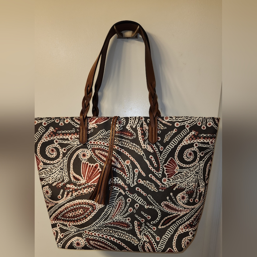 Large Paisley print Tote,